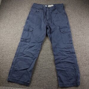 Lapco FR Pants Mens 31x28 Cargo Flame Resistant Navy Blue EUC